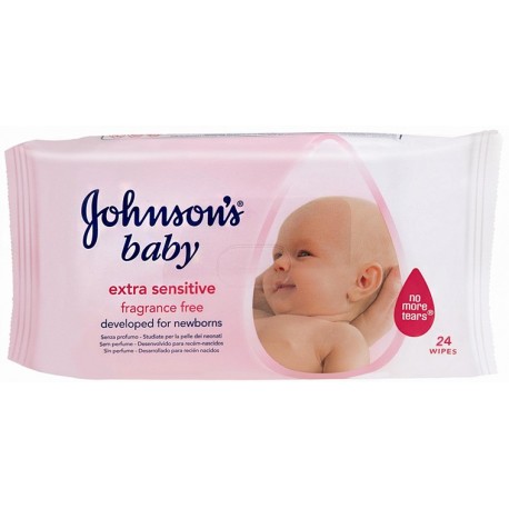 johnsons extra sensitive baby wipes