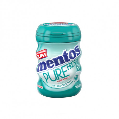 Mentos Pure Fresh Chewing Gum With Green Tea 32 Dragees