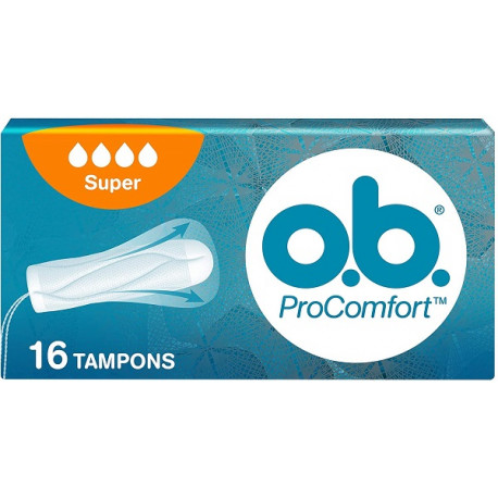 O.B Pro Comfort Super 16 Tampons