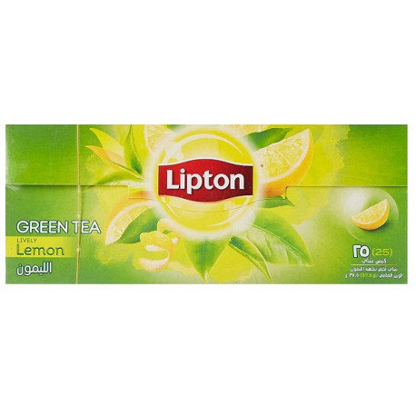 Lipton Green Lemon 25 Tea Bags