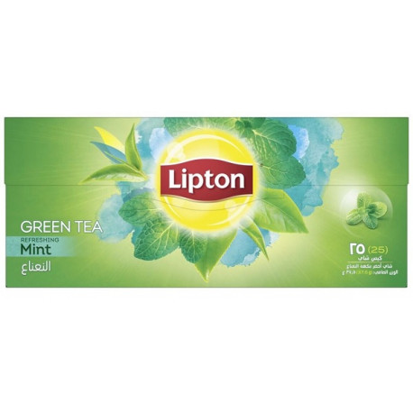 Lipton Green Tea Mint 25 Bags
