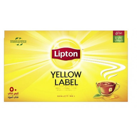 Lipton Yellow Label Tea 50 Tea Bags