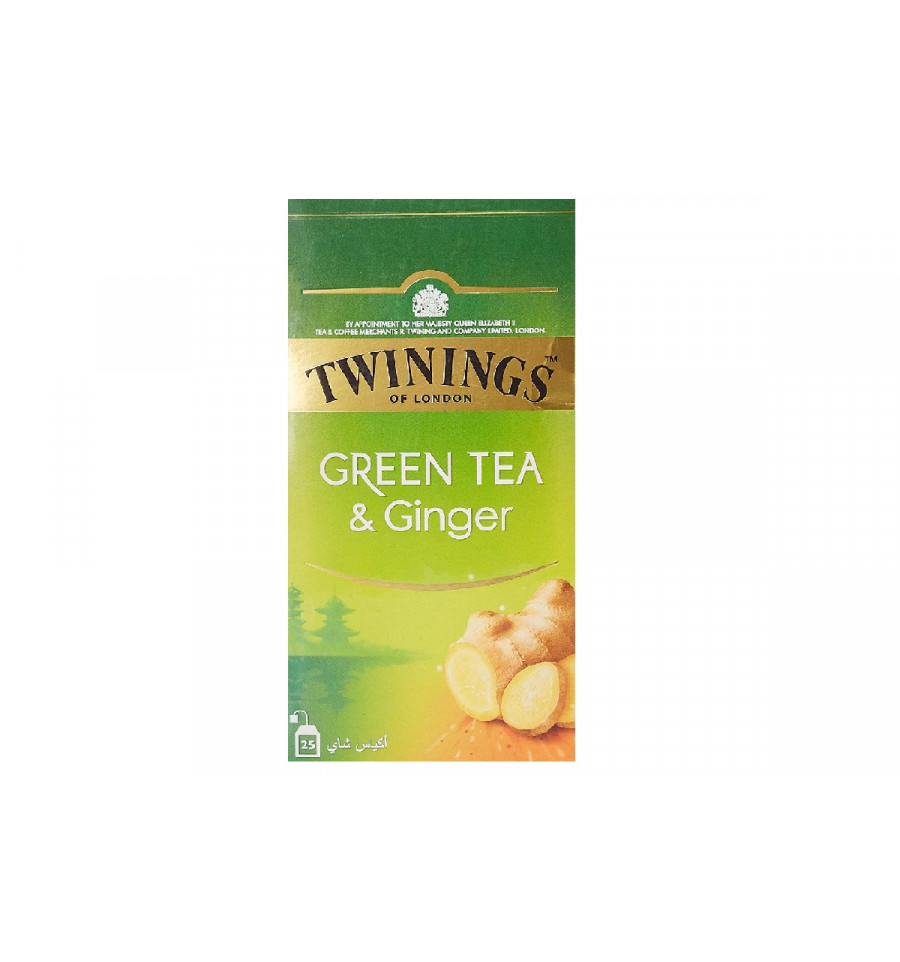 Twinings Ginger Green Tea 25 Teabags from SuperMart.ae