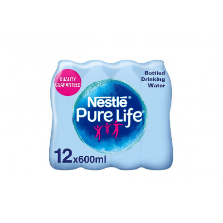 Nestle Pure Life Water 12 X 600ml