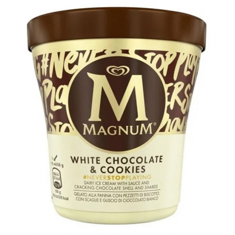 Magnum Ice Cream Double Pint White...