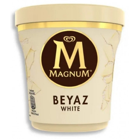 Magnum Ice Cream Pint Beyaz White Cup...