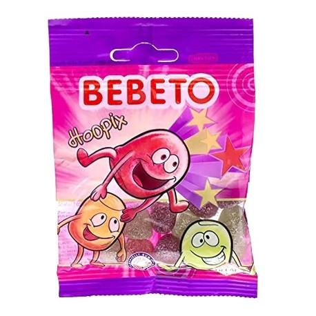 Bebeto Hoopix Jelly Fruits Juice 18G