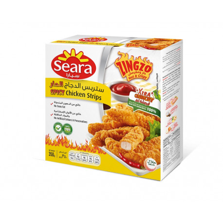 Seara Frozen Spicy Chicken Strips 350G