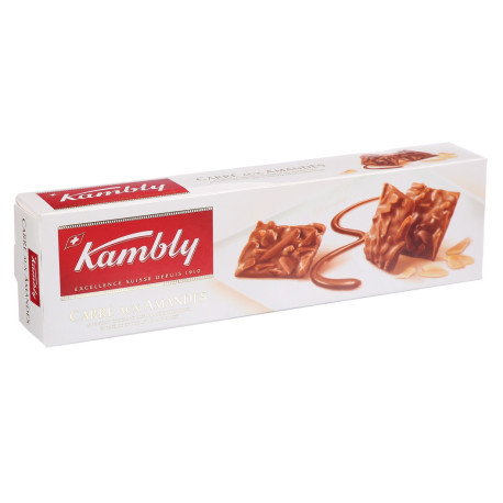 Kambly Biscuit Carre Aux Amandes 80GM