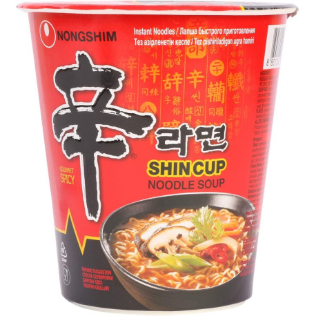 Nongshim shin cup noodle soup 68GM