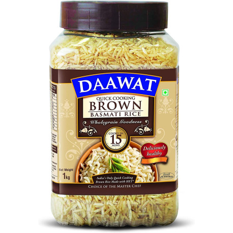 Daawat Fast Cooking Brown Rice 1 kG