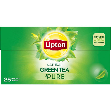 Lipton Green Tea Pure 25 Envelope Tea...