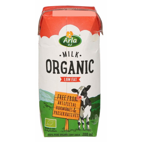 Arla Milk Organic Low Fat 200ML