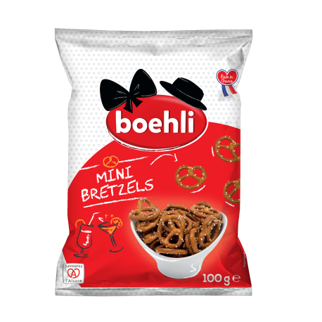 Boehli Mini Pretzels Salted Biscuit 100G