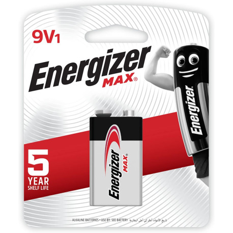 Energizer Max Alkaline 9V1 Battery