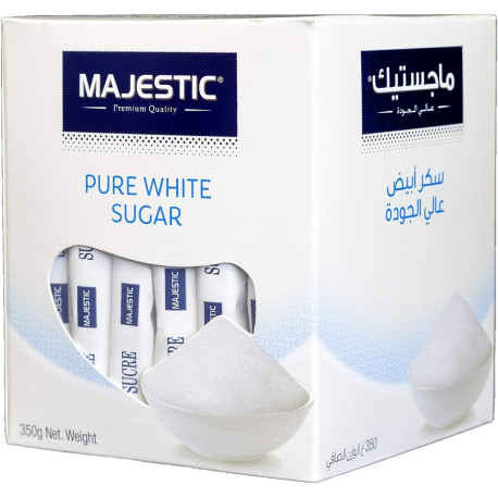 Majestic White Sugar Sticks 350G