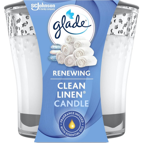 Glade Candle Clean Linen 113g