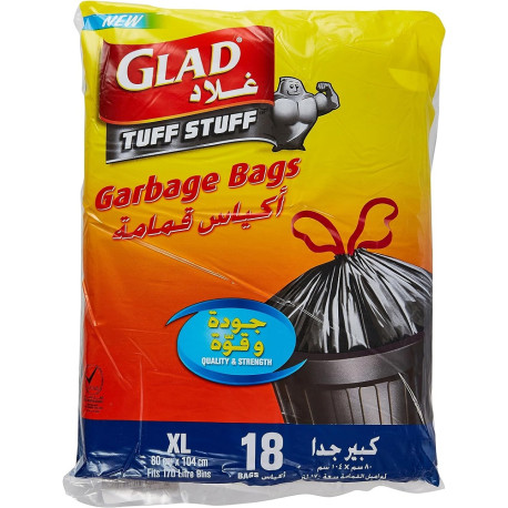 Glad Tuff Stuff Garbage Bags XL...