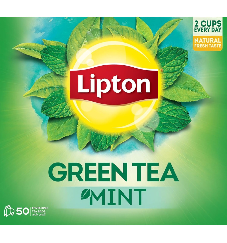 Lipton Green Tea Pure 50 Envelope Tea Bags From Supermartae