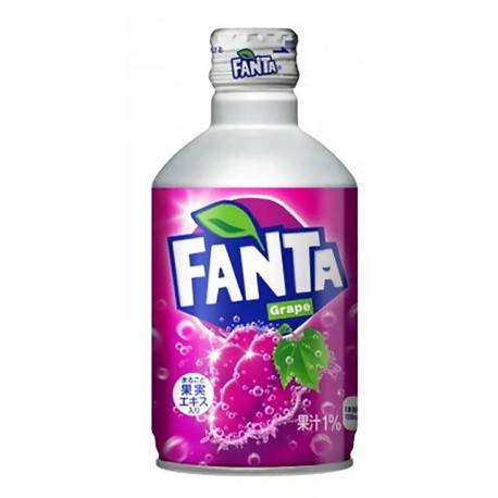 Fanta Grape Bottle Can 300ML Japan