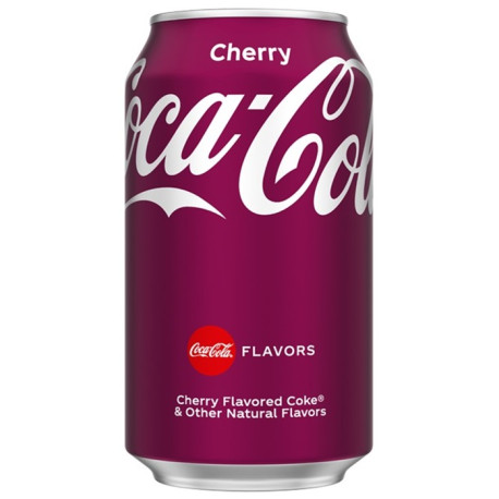 Coca Cola Cherry Soda Can 355ML