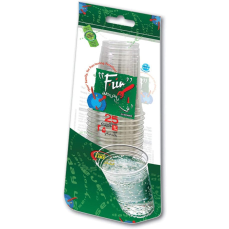 Fun Everday Disposable Clear Plastic...