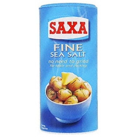 Saxa Fine Sea Salt 350g