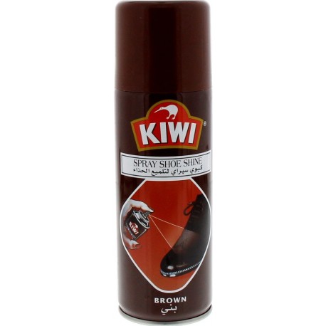Kiwi Crown Brown Spray Shoe Shine 200ml 
