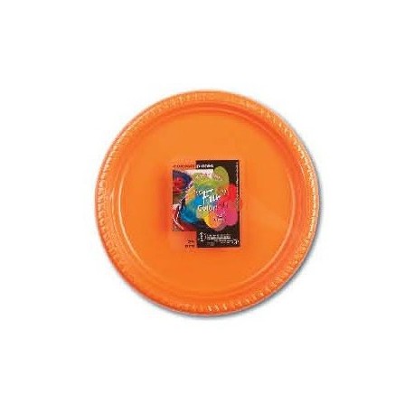 Fun 25 Citrus Colored Plastic Plates...