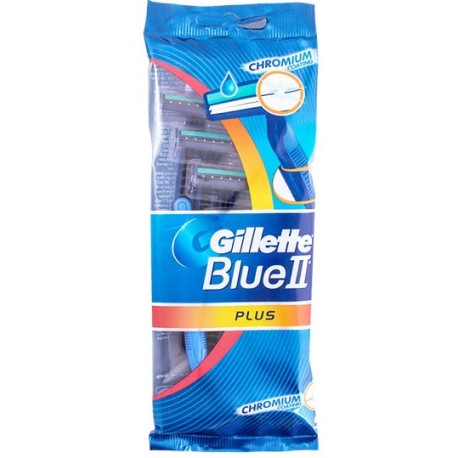 Gillette Blue II Plus 5Pcs from SuperMart.ae