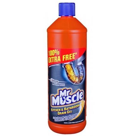 Mr Muscle Liquid Gel Sink Drain Cleaner 1l