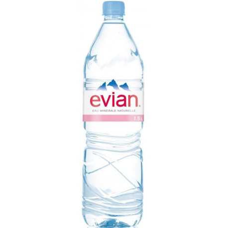 Evian Natural Mineral Water 1.5L