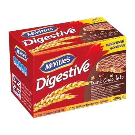 McVities Digestive Dark Chocolate 200g