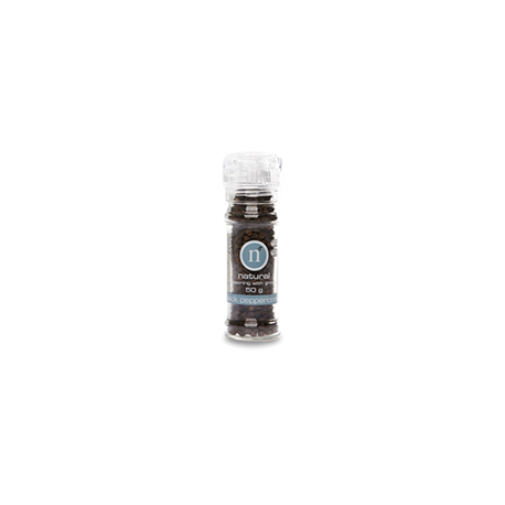 Natural Black Peppercorn with Grinder 50g