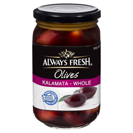 Always Fresh Kalamata Whole Olives 440g