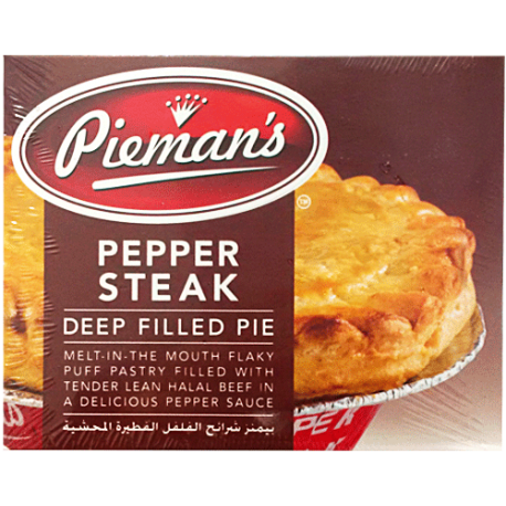 Pieman's Pepper Steak Deep Filled Pie...